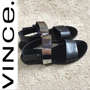 HP🎉Vince “Ciara”  Metallic Strap Sandals